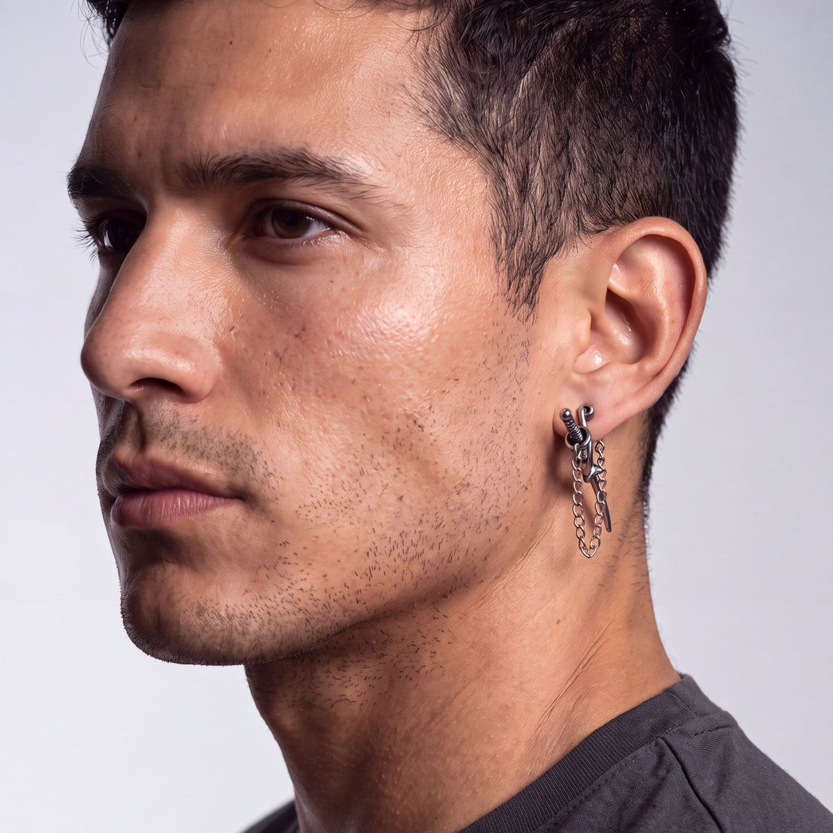 Aretes Katana - Acero Inox.