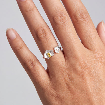 Anillo Orquídea - Plata .925