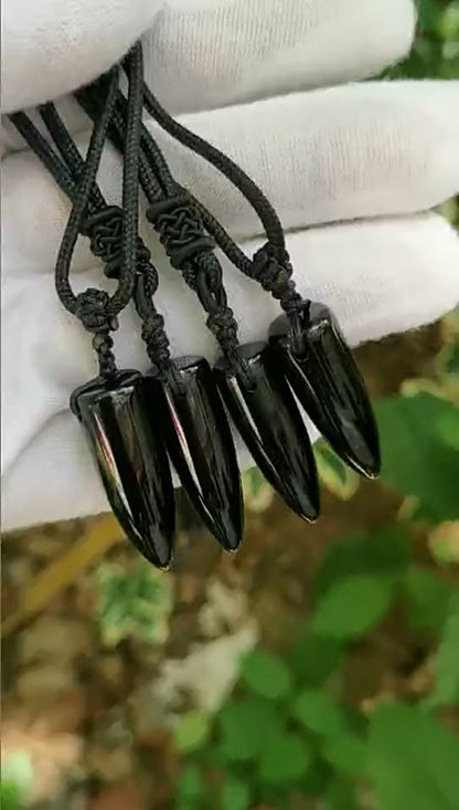 Collar Enfoque - Obsidiana