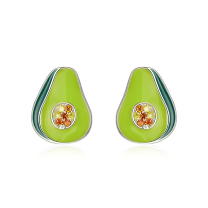 Aretes Aguacates - Plata .925